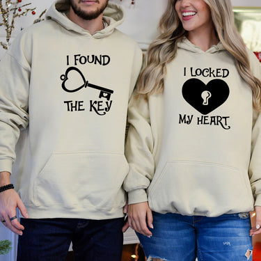 I Locked My Heart I Found The Key Matching Hoodies For Couples